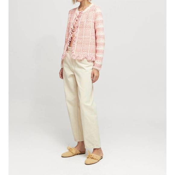 NEW ALDO MARTINS peran jacket in beige/coral